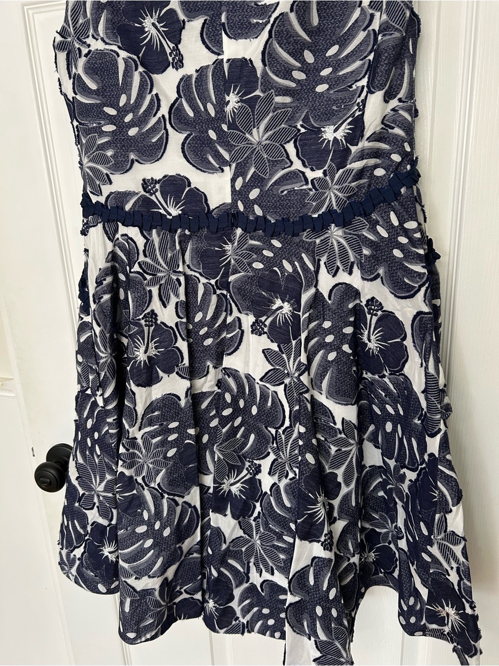 Talbot Runhof Leaf Print Dress - Picture 10 of 12